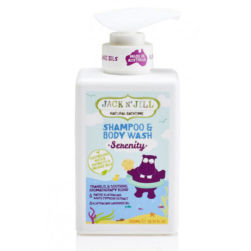 Jack and Jill Natural Bathtime Shampoo & Body Wash 300ml - Jack And Jill Kids