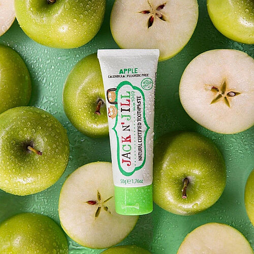 Jack N Jill Doğal Sertifikalı Elma Aromalı Diş Macunu 50g - Jack And Jill Kids (1)