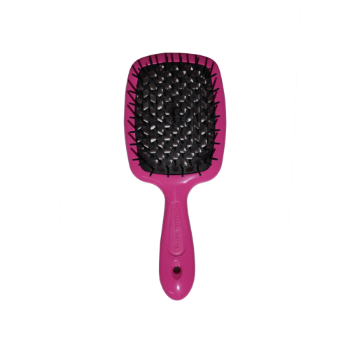 Janeke Superbrush Family Pembe-Siyah Saç Fırçası - Janeke