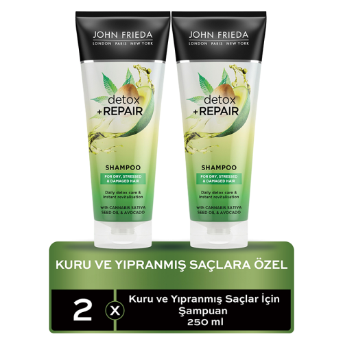 John Frieda Detox and Repair Şampuan Seti - 1