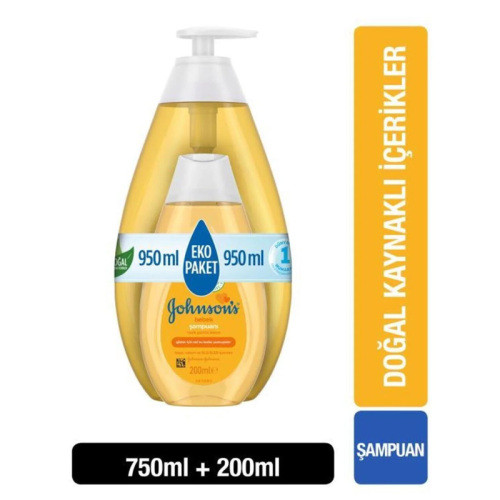 ​Johnsons Baby Bebek Şampuanı 750 ml + 200 ml - Johnson Johnson (1)