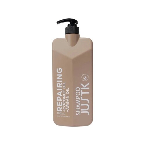 JUSTK Coconut Oil Argan Oil Reparing Shampoo 1000 ml - JUSTK