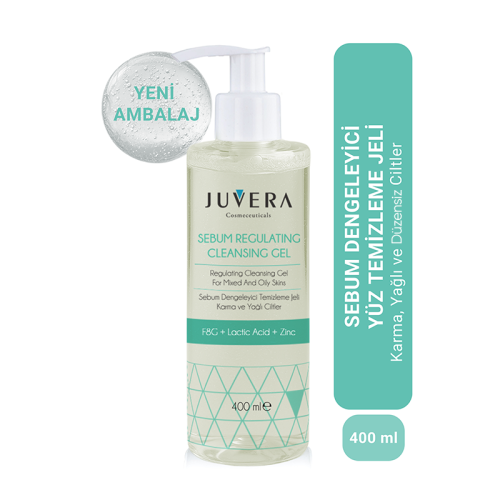 Juvera Sebum Regulating Cleansing Gel 400 ml - 2