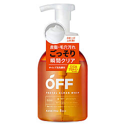 Kankitsu Ohji OFF Facial Clear Whip SP 360 ml - 1