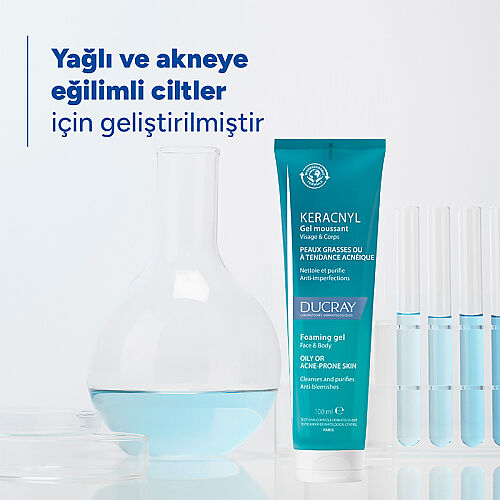 Keracnyl Yağlı ve Akneye Eğilimli Ciltler için Yüz Temizleme Jeli 100 ml - 6