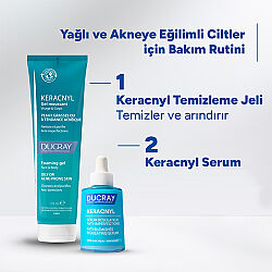 Keracnyl Yağlı ve Akneye Eğilimli Ciltler için Yüz Temizleme Jeli 100 ml - 7