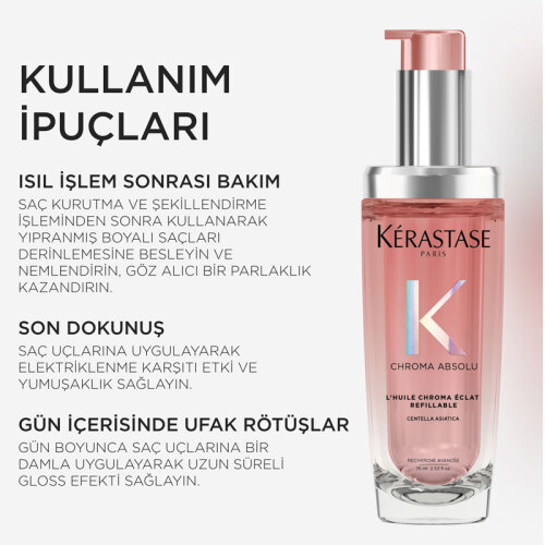 Kerastase Chroma Absolu Saç Yağı 75 ml - 4