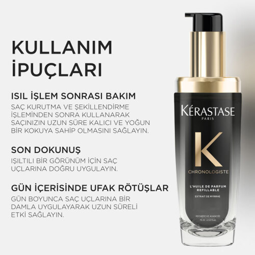 Kerastase Chronologiste Lhuile De Parfum Yedek Şişe Saç Bakım Yağı 75 ml - 5