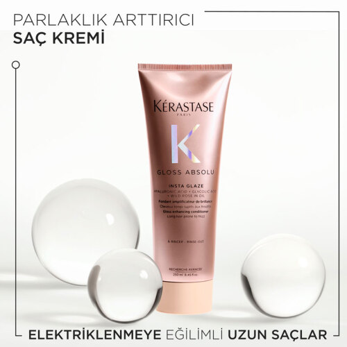 Kerastase Gloss Absolu Elektriklenmeye Eğilimli Saçlar İçin Parlaklık Veren Saç Bakım Kremi 250 ml - 3