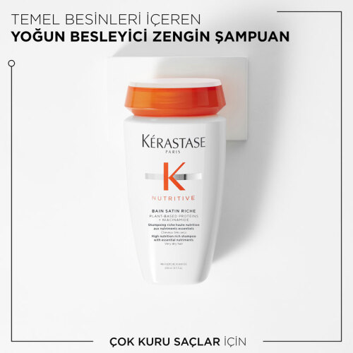 Kerastase Nutritive Bain Satin Riche Yoğun Nemlendirici Şampuan 250 ml - Kerastase (1)