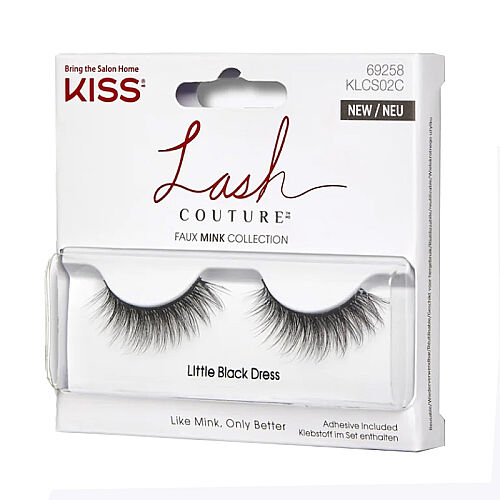 Kiss Lash Couture Faux Mink Komple Takma Kirpik - KLCS02C - Little Black - Kiss