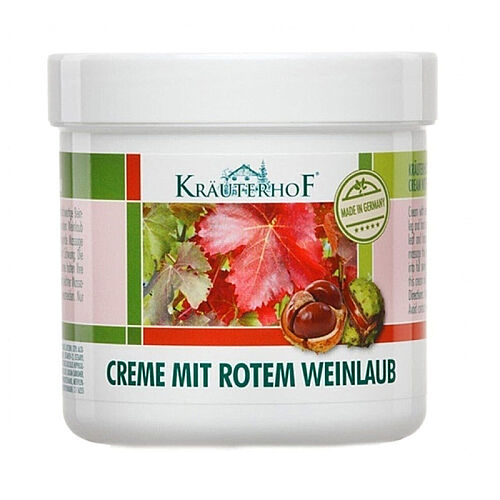 Krauterhof Kırmızı Asma Yaprağı Bacak Kremi 100 ml - Krauterhof