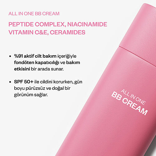 Kremi All IN One BB Cream 50 ml - Light - 6