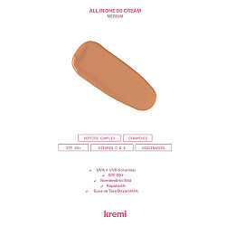 Kremi All IN One BB Cream 50 ml - Medium - 3