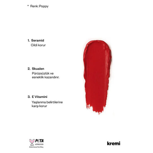 Kremi Kiss Blush Allık 10 gr - Poppy - 3