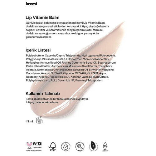 Kremi Lip Vitamin Balm 13 ml - Coffee - 6