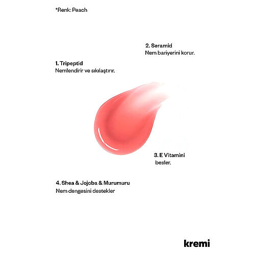 ​Kremi Lip Vitamin Balm 13 ml - Palm Peach - 3