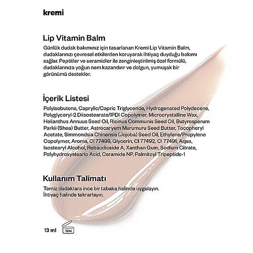 Kremi Lip Vitamin Balm 13 ml - Coffee - 6