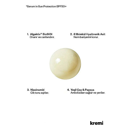 Kremi Serum IN Sun Protection SPF50+ 50 ml - 4