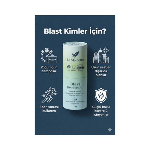 La Momette Blast Stick Doğal Deodorant 25 gr - 4