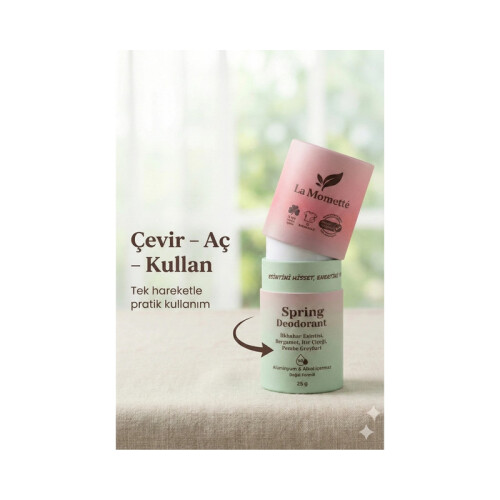 La Momette Spring Stick Doğal Deodorant 25 gr - 3