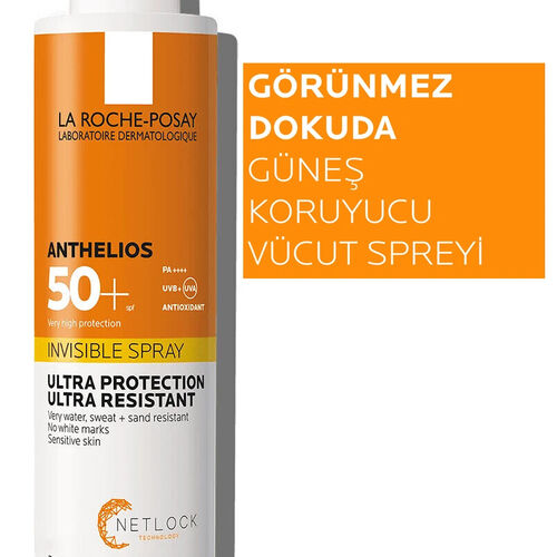 La Roche Posay Anthelios SPF50+ Invisible Yüksek Korumalı Vücut Güneş Kremi Spray 200 ml (Promosyon Ürünü) - 2