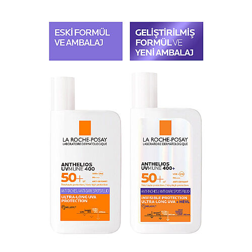 La Roche Posay ANTHELIOS UVMune 400 Anti-Dark Spots Fluid SPF50+ Yüz Güneş Kremi 50 ml - 3