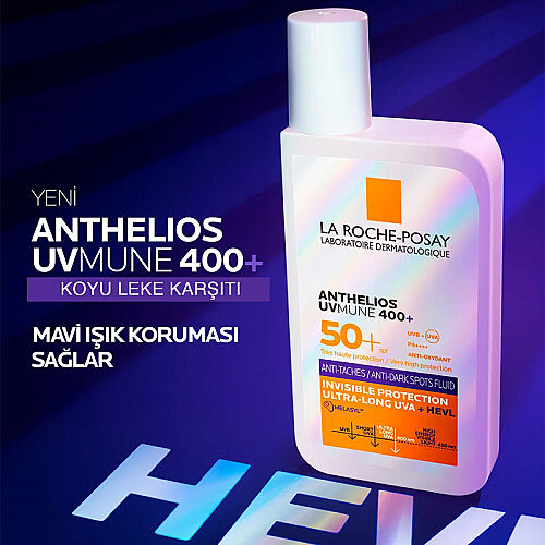 La Roche Posay ANTHELIOS UVMune 400 Anti-Dark Spots Fluid SPF50+ Yüz Güneş Kremi 50 ml - 4