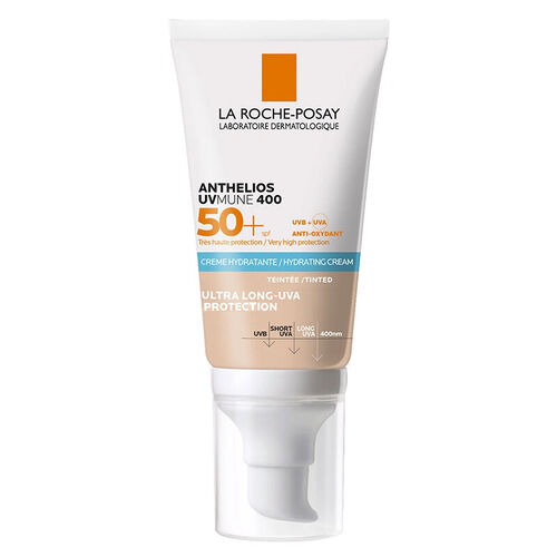 La Roche Posay - La Roche Posay Anthelios UVmune SPF+50 Hassas Ciltler İçin Yüksek Korumalı Renkli Yüz Güneş Kremi 50 ml