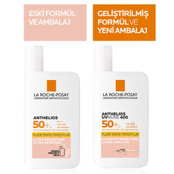 La Roche Posay Anthelios UVmune400 Invisible Fluid Tüm Cilt Tipleri İçin Renkli SPF50+ Yüz Güneş Kremi 50 ml (Promosyon Ürünü) - 3