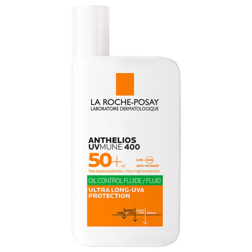 La Roche Posay Anthelios UVmune400 Oil Control Fluide SPF50+ Karma ve Yağlı İçin Yüz Güneş Kremi 50 ml - Promosyon Ürünü - 1