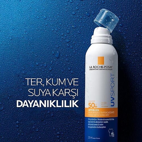 La Roche Posay Anthelios UVSPORT SPF50+ Güçlü Güneş Koruyucu Sprey 200 ml - 4