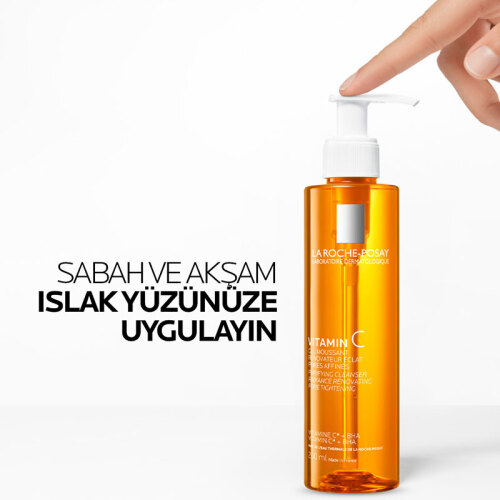 La Roche Posay C Vitamini Içerikli Işıltı Veren Yüz Temizleme Jeli 200 ml - 4