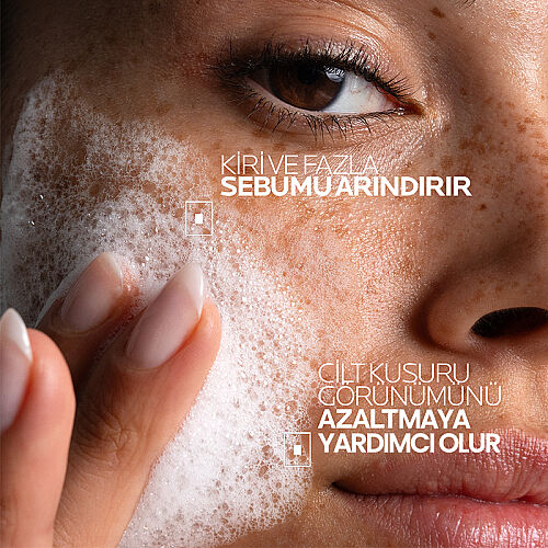 La Roche Posay Effaclar Jel Yağlı Ve Akneye Eğilimli Ciltler için Yüz Temizleme Jeli 400 ml - 4