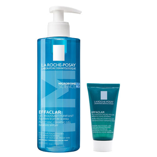 La Roche Posay Effaclar Yağlı ve Akneye Eğilimli Ciltler için Yüz ve Vücut Bakım Seti - La Roche Posay