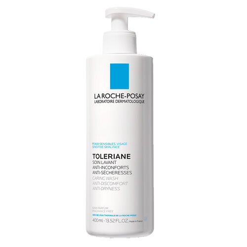 La Roche Posay - La Roche Posay Toleriane Caring Wash Kuru Ve Hassas Ciltler İçin Yüz Temizleme Jeli 400 ml