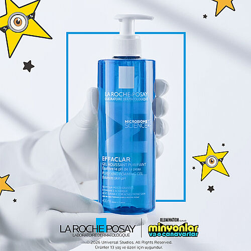 La Roche Posay Effaclar Jel Yağlı Ve Akneye Eğilimli Ciltler için Yüz Temizleme Jeli 400 ml - La Roche Posay (1)