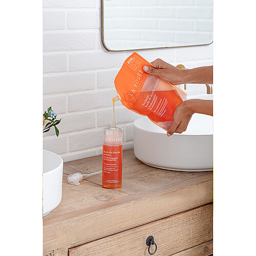 La Rosee Paris Organik Ayçiçek Çekirdeği Yağlı Temizleyici Duş Yağı Refill 800 ml - 4
