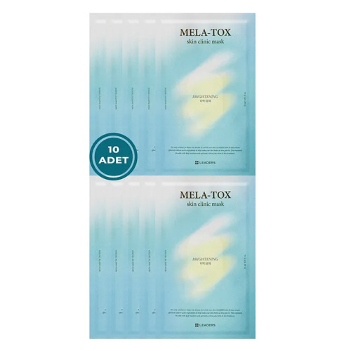 Leaders Mela-tox Skin Clinic Cilt Tonu Eşitleyici Maske 10 Adet - 1