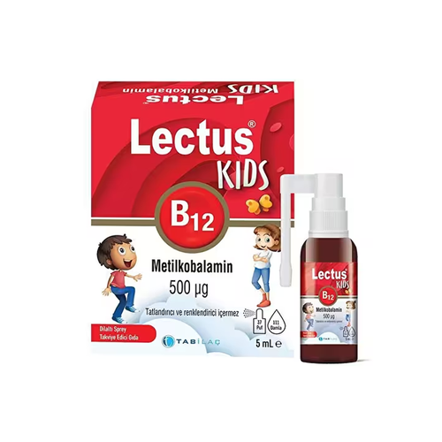 Lectus Kids B12 Dilaltı Sprey 500 Mcg 5 ml - 1