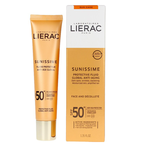 Lierac Sunissime Anti Age Global Energizing Protective Fluid SPF50+ Güneş Kremi 40ml - Lierac