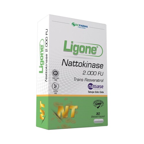 Ligone Nattokinase Takviye Edici Gıda 30 Kapsül - RC Farma
