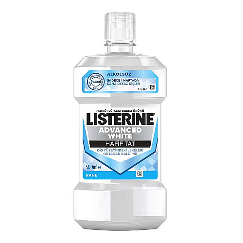 Listerine Advanced White Hafif Tat 500 ml - Listerine