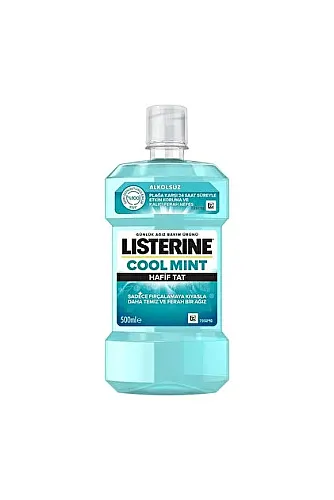 Listerine Cool Mint Ağız Bakım Suyu 500 ml - Hafif Tat - 1