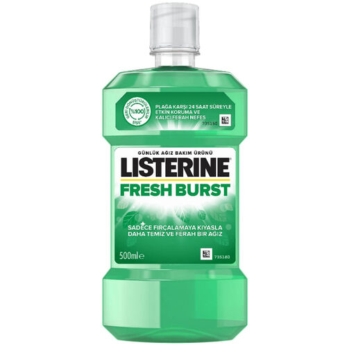 Listerine Fresh Burst Ağız Bakım Ürünü 500 ml - Listerine