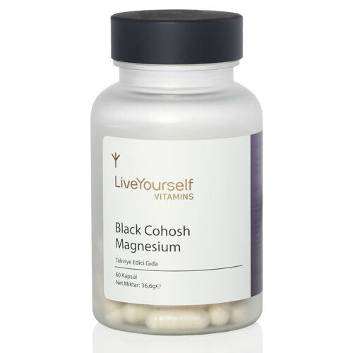 LiveYourself Black Cohosh ve Magnezyum 60 Kapsül - LiveYourself