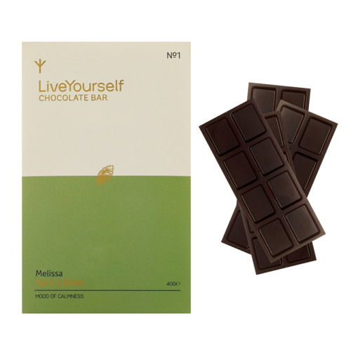 LiveYourself Melissa Chocolate Bar 40 g - LiveYourself (1)
