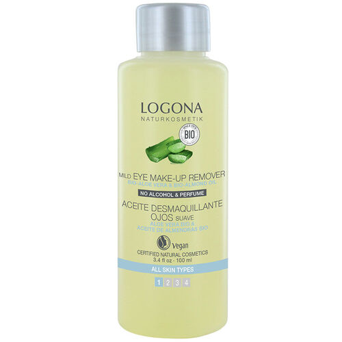 Logona Göz Makyajı Temizleyici Yağ Organik Aloe Vera ve Badem Yağı 100ml - Diğer