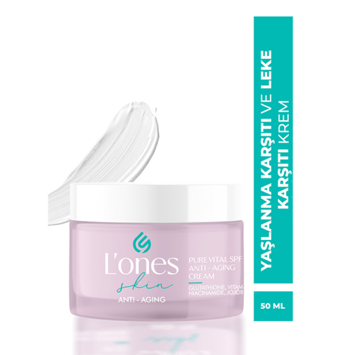 Lones Yaşlanma Karşıtı Aydınlatıcı Nemlendirici Anti- Aging SPF 30 Cream 50 ml - Lones (1)
