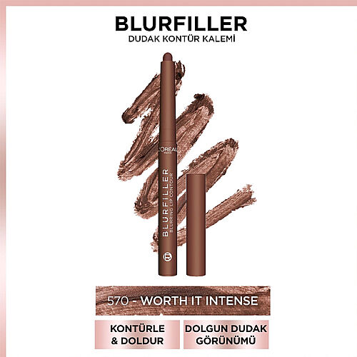 Loreal Paris Blurfiller 570 Worth It Intense Dudak Kontür Kalemi - Loreal Paris (1)